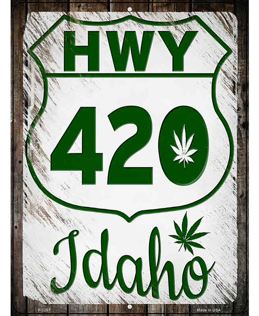 HWY 420 Idaho Novelty Metal Parking Sign