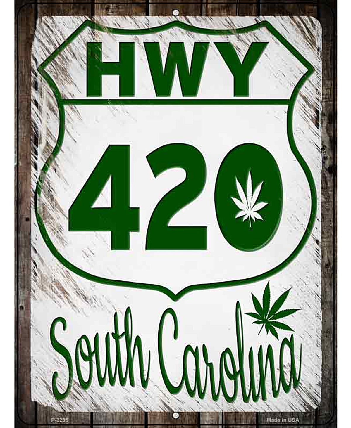 HWY 420 South Carolina Novelty Metal Parking Sign