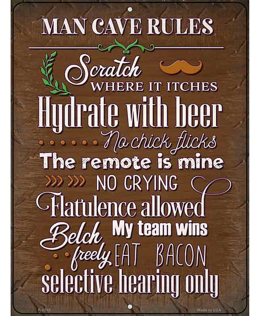 Hydrate With Beer Novelty Metal Parking Sign