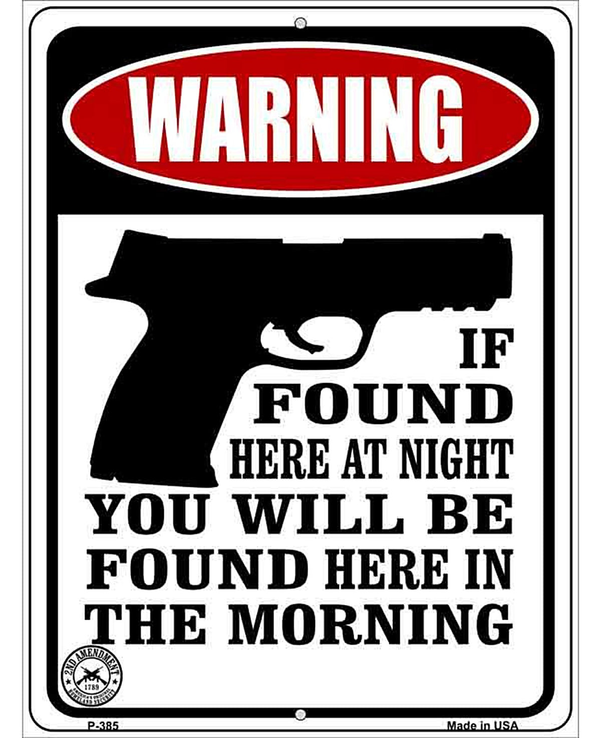If Found Here Metal Novelty Parking Sign