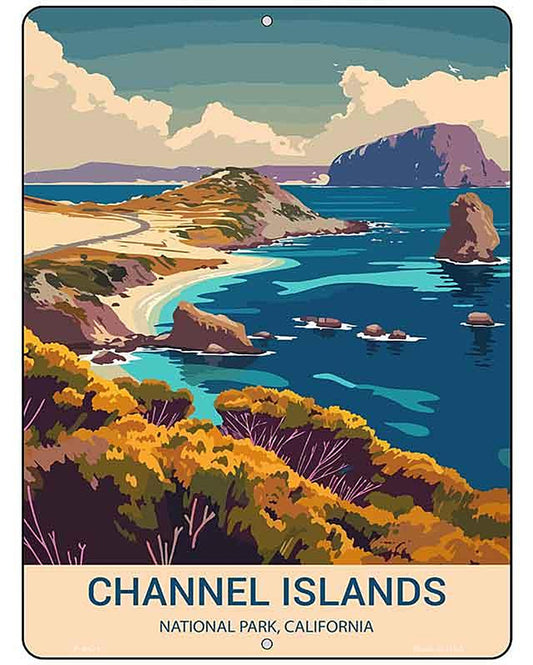 Channel Islands California Metal Novelty Parking Sign P-4494