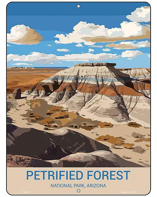 Petrified Forest Arizona Metal Novelty Parking Sign P-4530