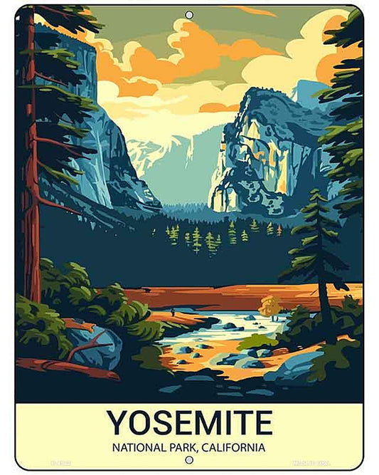 Yosemite California Metal Novelty Parking Sign P-4544