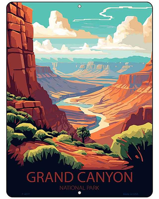 Grand Canyon National Park Metal Novelty Parking Sign P-4577