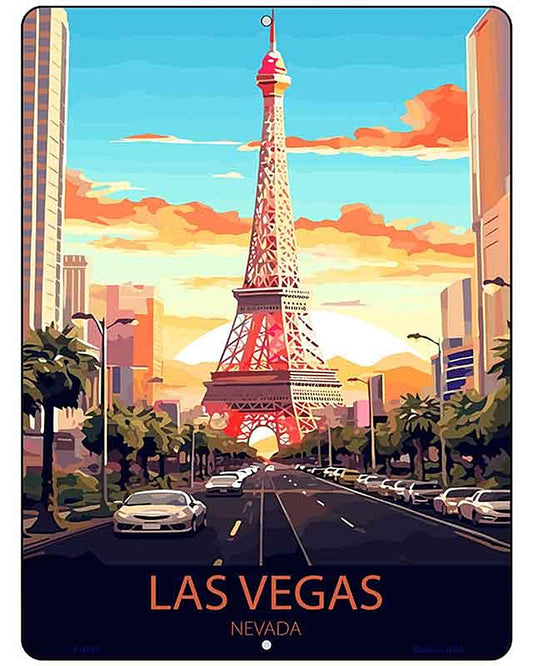 Las Vegas Nevada Metal Novelty Parking Sign P-4581