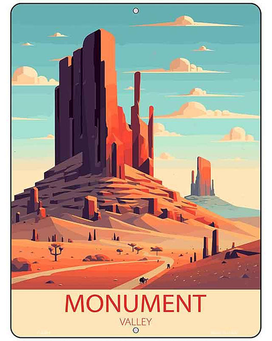 Monument Valley Metal Novelty Parking Sign P-4584