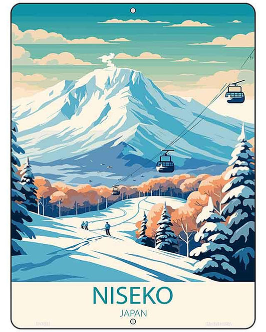 Niseko Japan Metal Novelty Parking Sign P-4588