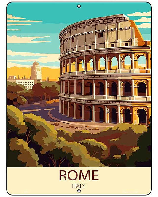 Rome Italy Metal Novelty Parking Sign P-4590
