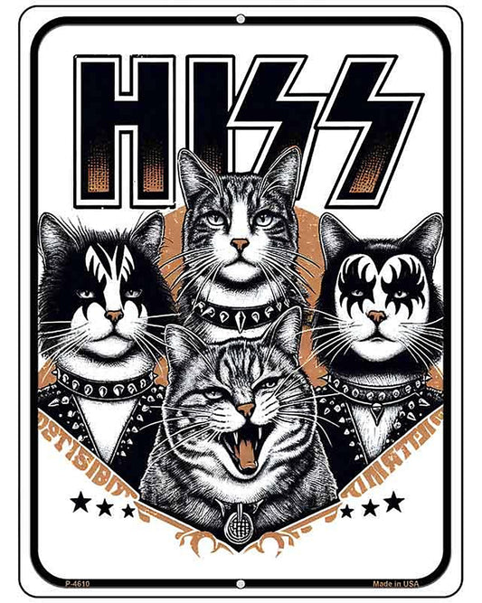 HISS Metal Novelty Parking Sign P-4610