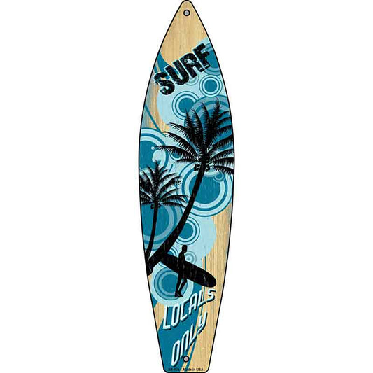 Surf Metal Surfboard Sign
