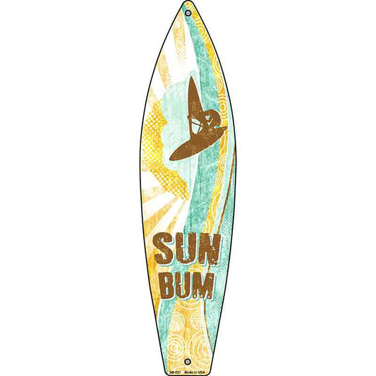 Sun Bum Metal Surfboard Sign