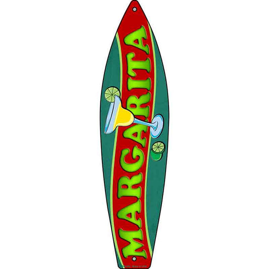 Margarita Metal Surfboard Sign