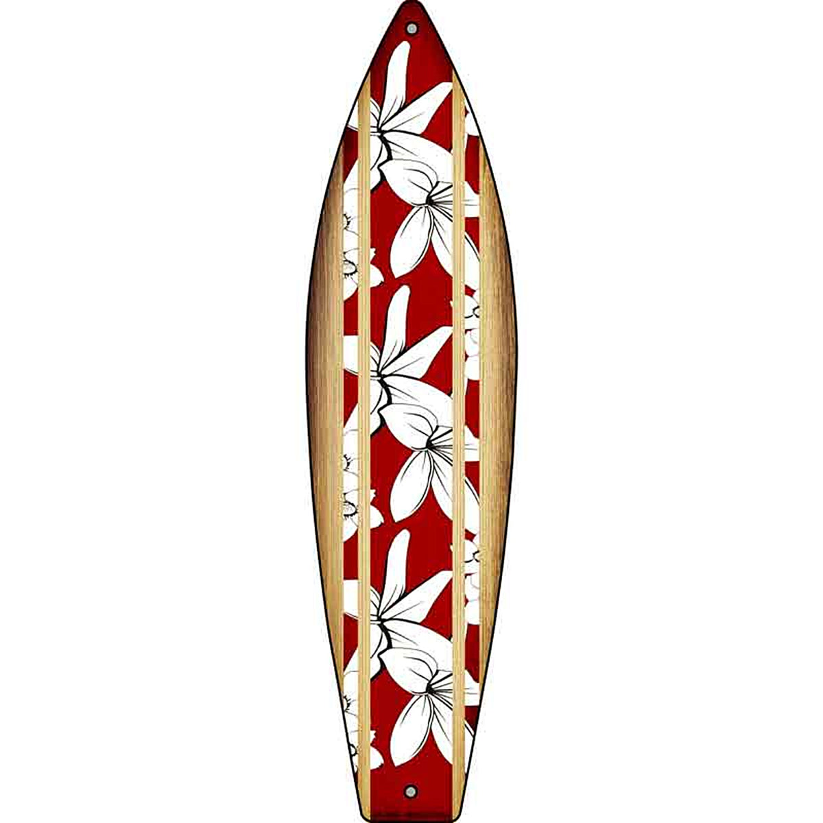 Tropical design Metal Surfboard Sign