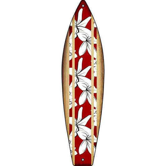Tropical design Metal Surfboard Sign