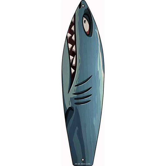 Shark Metal Surfboard Sign