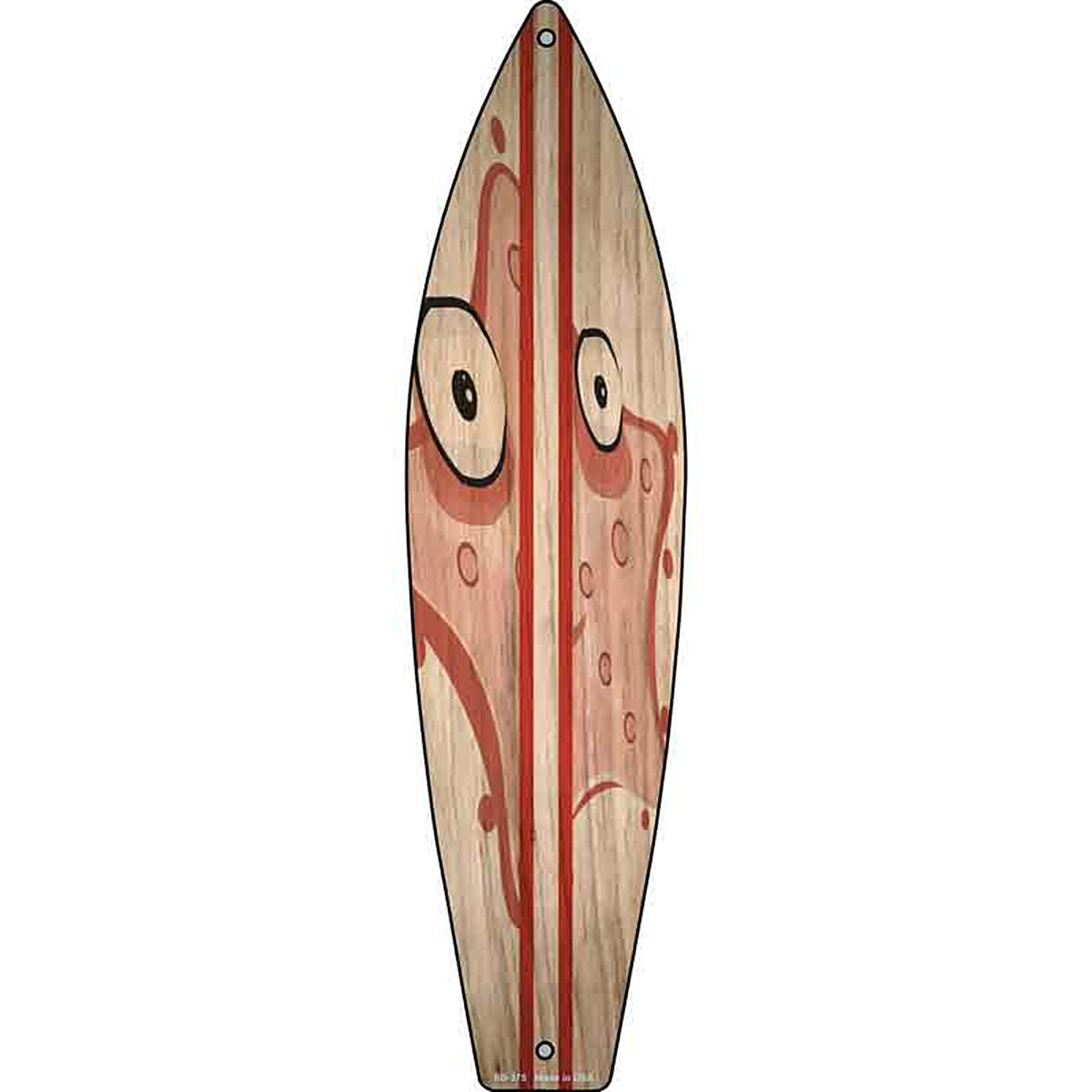 Starfish Metal Surfboard Sign