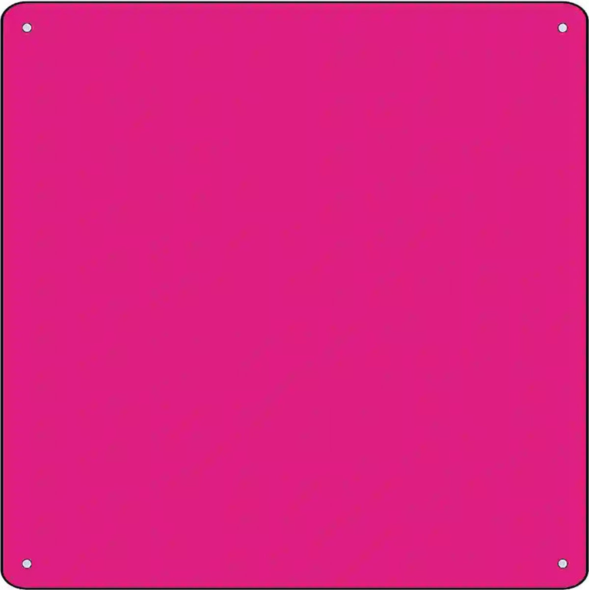Pink Solid Novelty Metal Square Sign