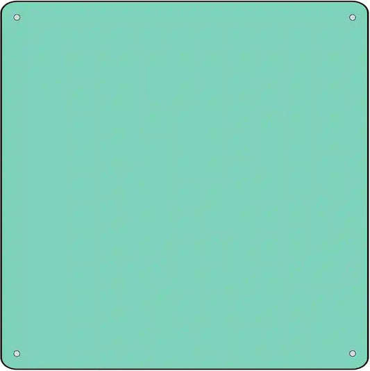 Mint Solid Novelty Metal Square Sign