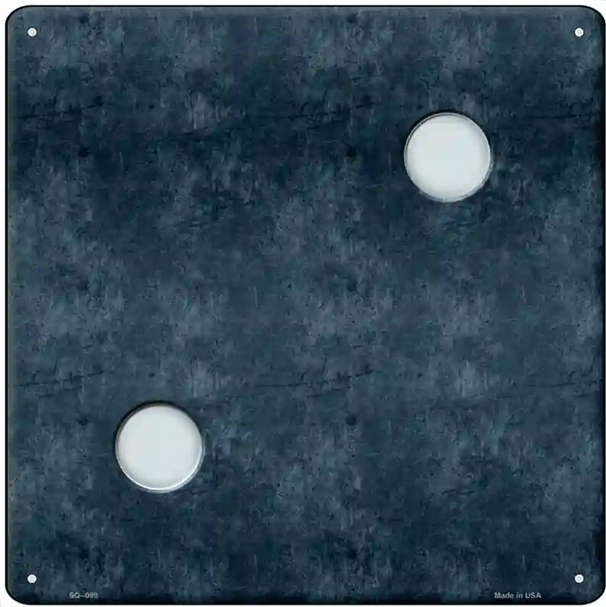 Dice Roll 2 Novelty Metal Square Sign