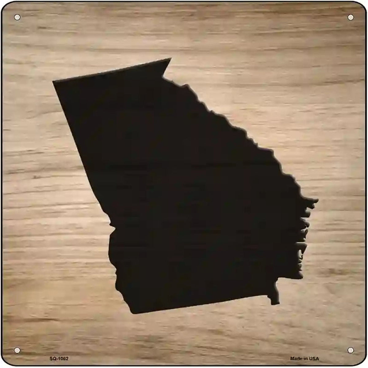 Georgia Shape Letter Tile Novelty Metal Square Sign
