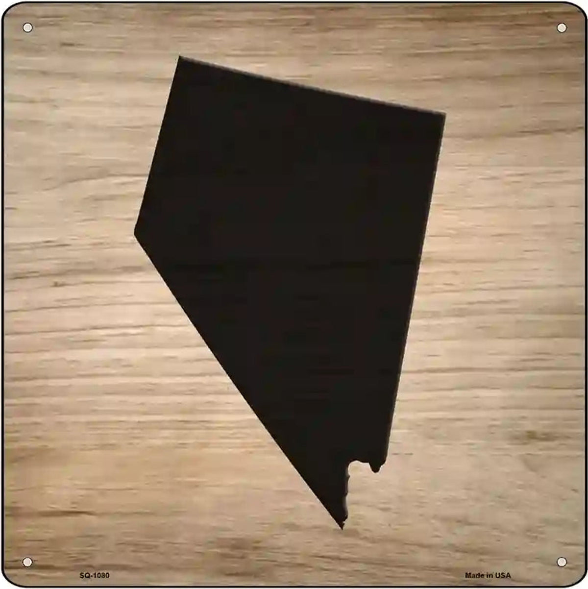 Nevada Shape Letter Tile Novelty Metal Square Sign