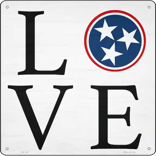 Love Tristar Novelty Metal Square Sign