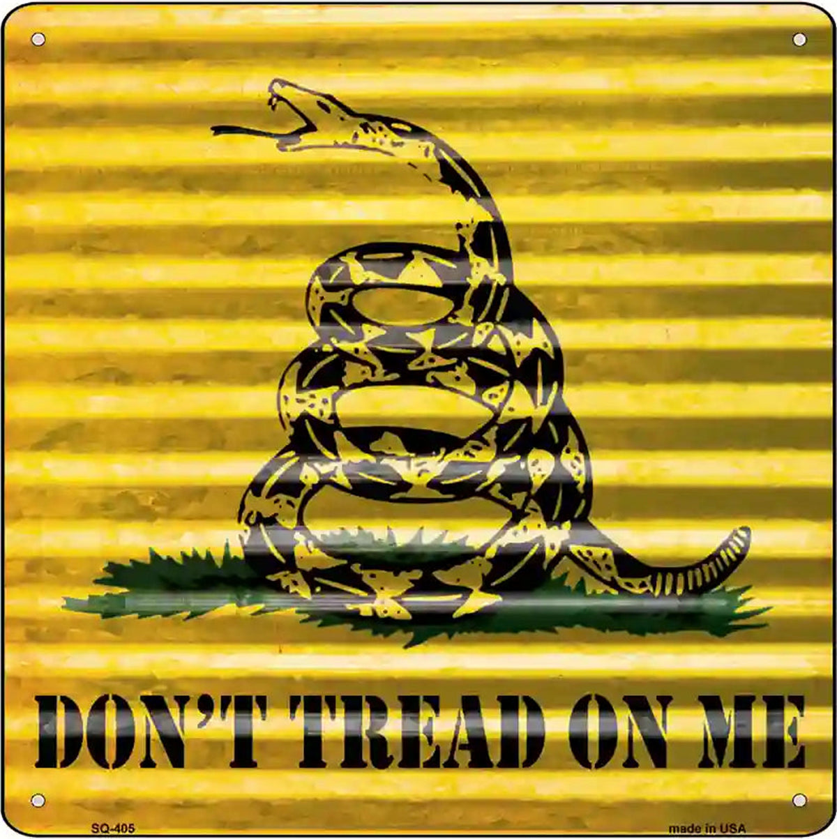 Dont Tread On Me Novelty Square Sign