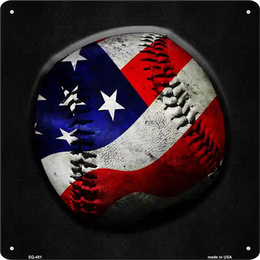 AF Baseball Novelty Square Sign