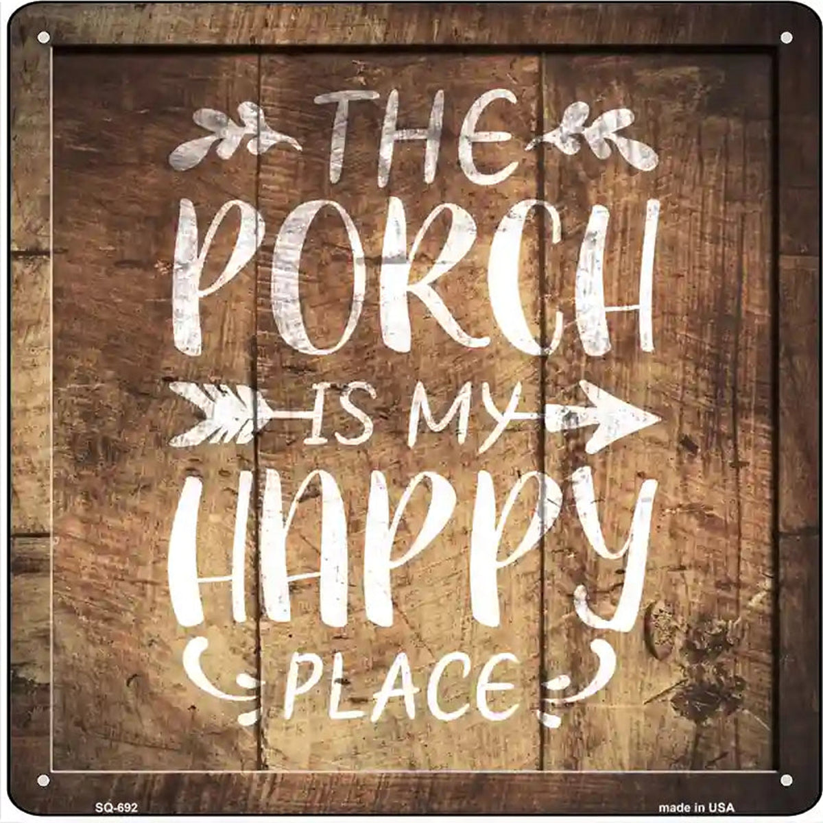 Proch Is My Happy Place Novelty Metal Square Sign