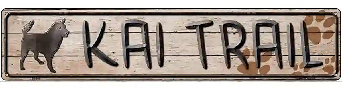 Kai Trail Novelty Metal Street Sign