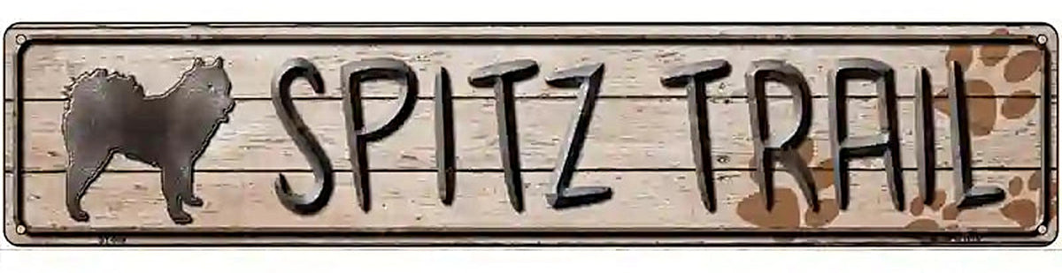 Spitz Trail Novelty Metal Vanity Street Sign