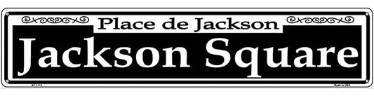 Jackson Square Novelty Metal Street Sign