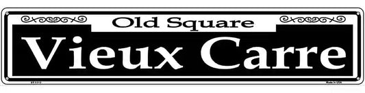 Vieux Carre Novelty Metal Street Sign
