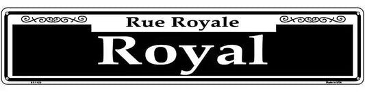 Royal Novelty Metal Street Sign