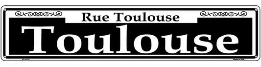 Toulouse Novelty Metal Street Sign