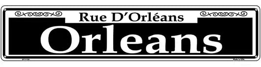 Orleans Novelty Metal Street Sign