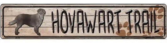 Hovawart Trail Novelty Metal Street Sign