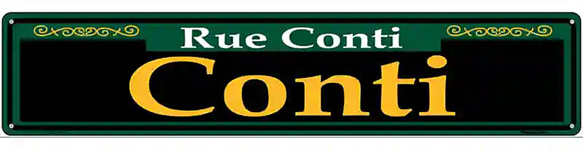 Conti Green Novelty Metal Street Sign