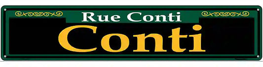 Conti Green Novelty Metal Street Sign