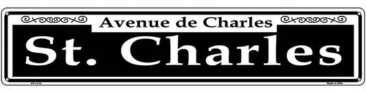 St. Charles Novelty Metal Street Sign