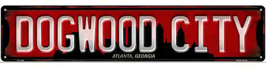 Atlanta Georgia Dogwood City Novelty Metal Street Sign