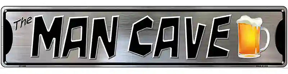 The Man Cave Novelty Metal Street Sign