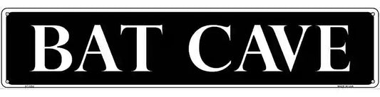 Bat Cave Novelty Metal Street Sign