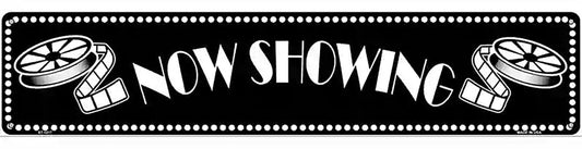 Now Showing Home Theater Novelty Metal Street Sign