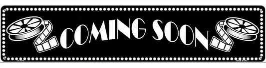 Coming Soon Home Theater Novelty Metal Street Sign