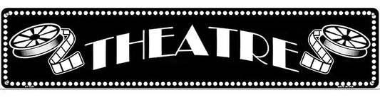 Theatre Home Theatre Novelty Metal Street Sign
