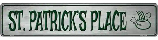 St Patricks Place Novelty Metal Street Sign