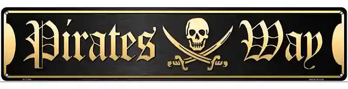 Pirates Way Novelty Metal Street Sign K-1359