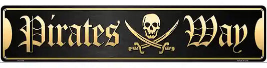 Pirates Way Novelty Metal Street Sign K-1359