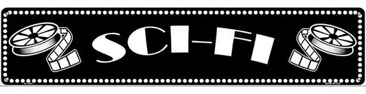 Sci-Fi Home Theater Novelty Metal Street Sign